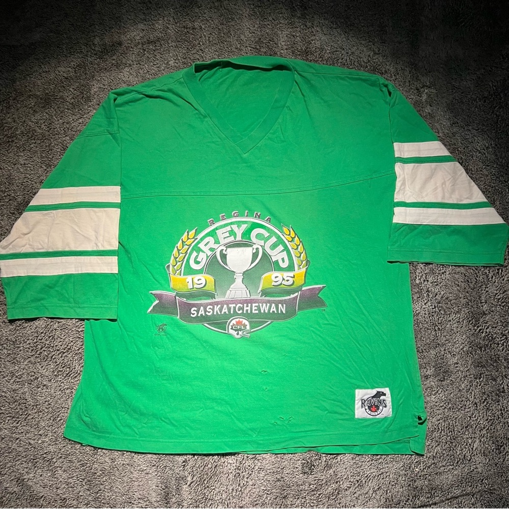 1995 CFL Grey Cup champion jersey shirt